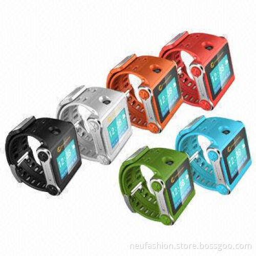 Handsfree GPS Camera Pedometer, Built-in Bluetooth Headset, Qualcomm Low-power Consumption Screen